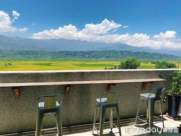 【花蓮｜玉里】最美公路上的藝術咖啡廳，俯瞰限定稻田美景！
