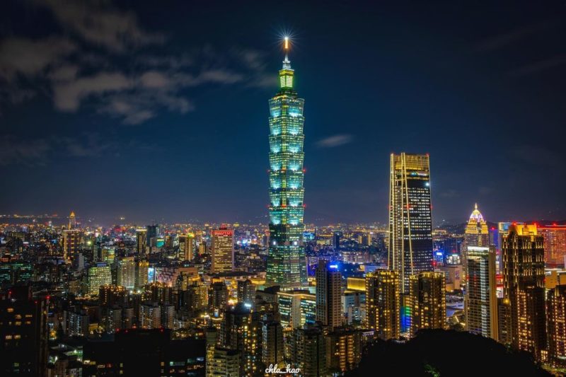 台北夜景,象山夜景,象山自然步道,象山登山步道,象山六巨石觀景台
