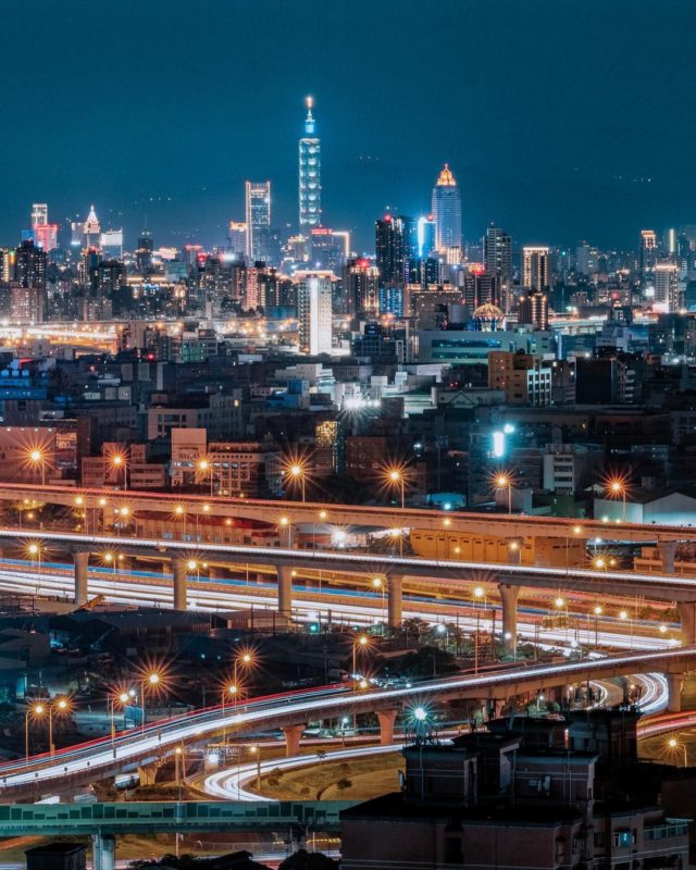 新北夜景五股水碓景觀公園