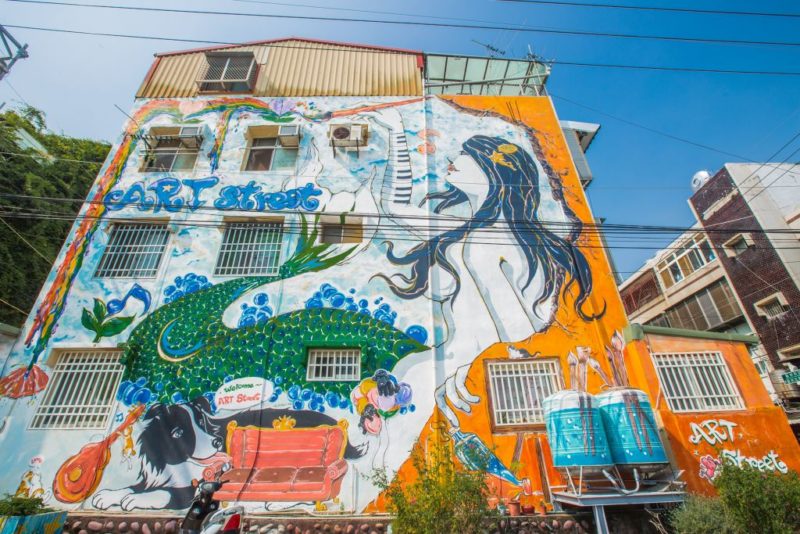 東海藝術街,台中龍井景點,宅在宅中宅度假