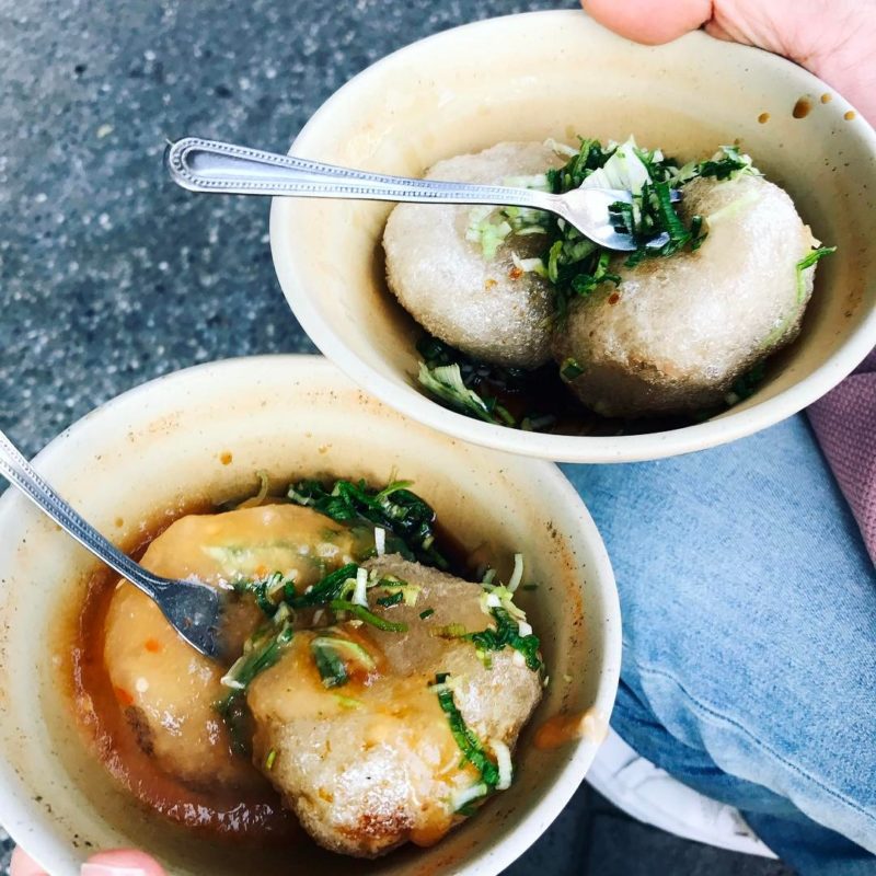 台中清水美食清水白頭菜肉圓