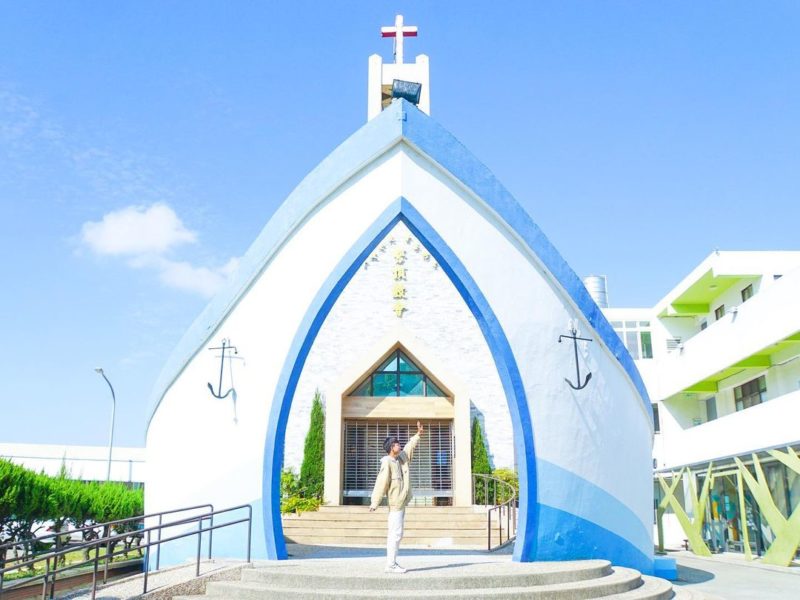 磐頂教會,台中龍井區景點,宅在台中,宅度假