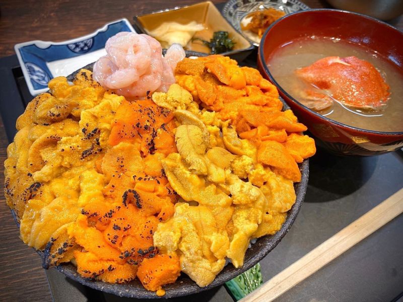日本美食｜北海道｜海膽專賣｜うに専門店世壱屋