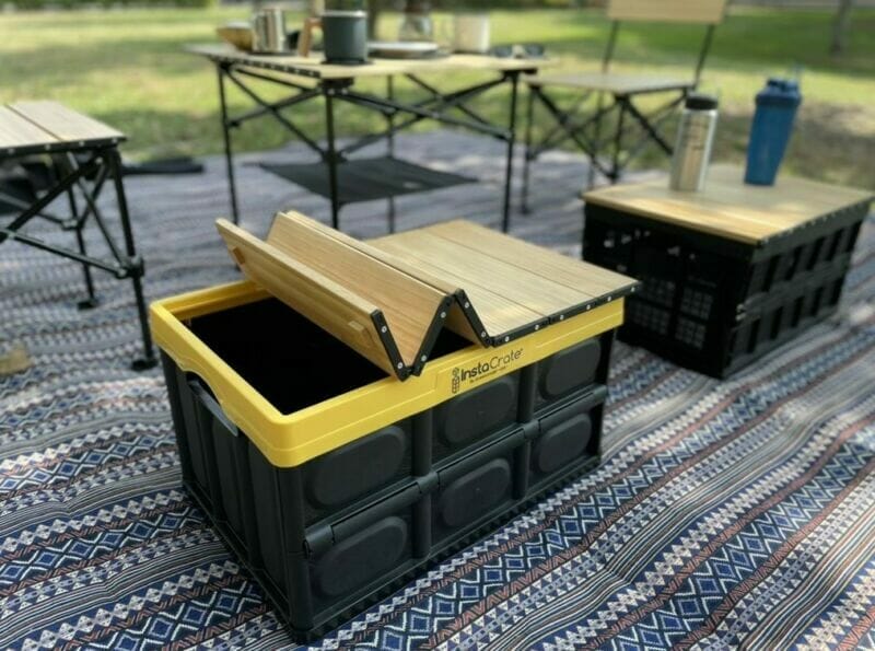 小玩家露營露營桌板摺疊收納箱蛋捲桌