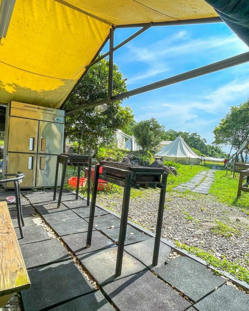 新北懶人露營金山驛境園區環境