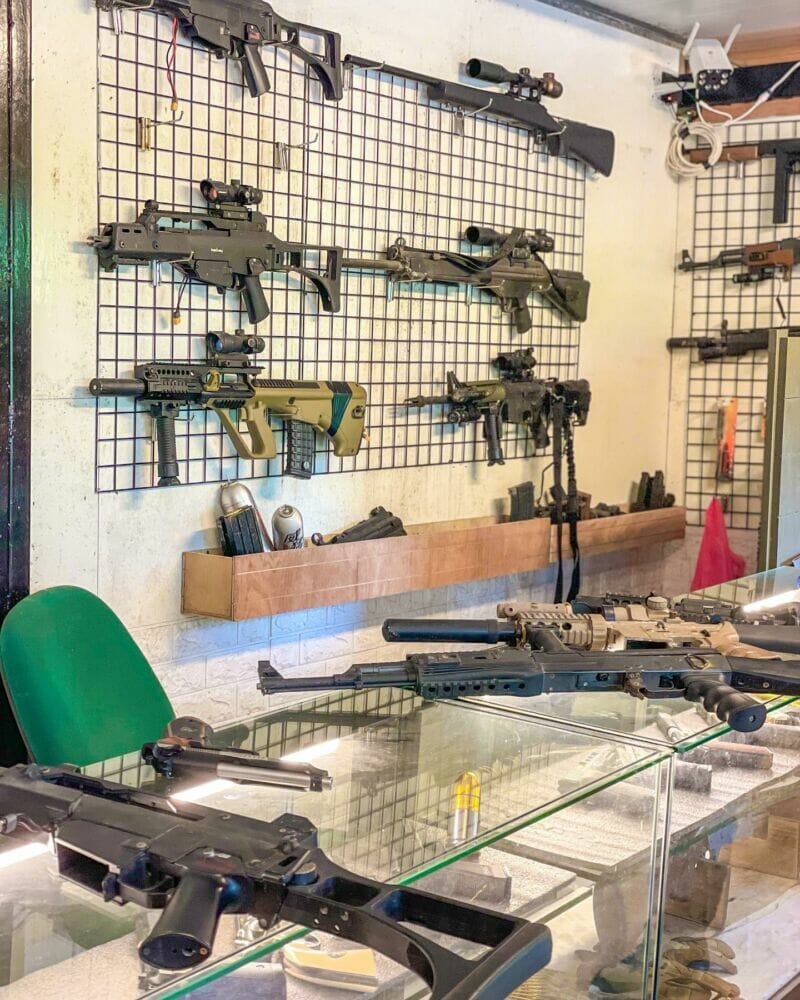 新北懶人露營金山驛境空氣槍