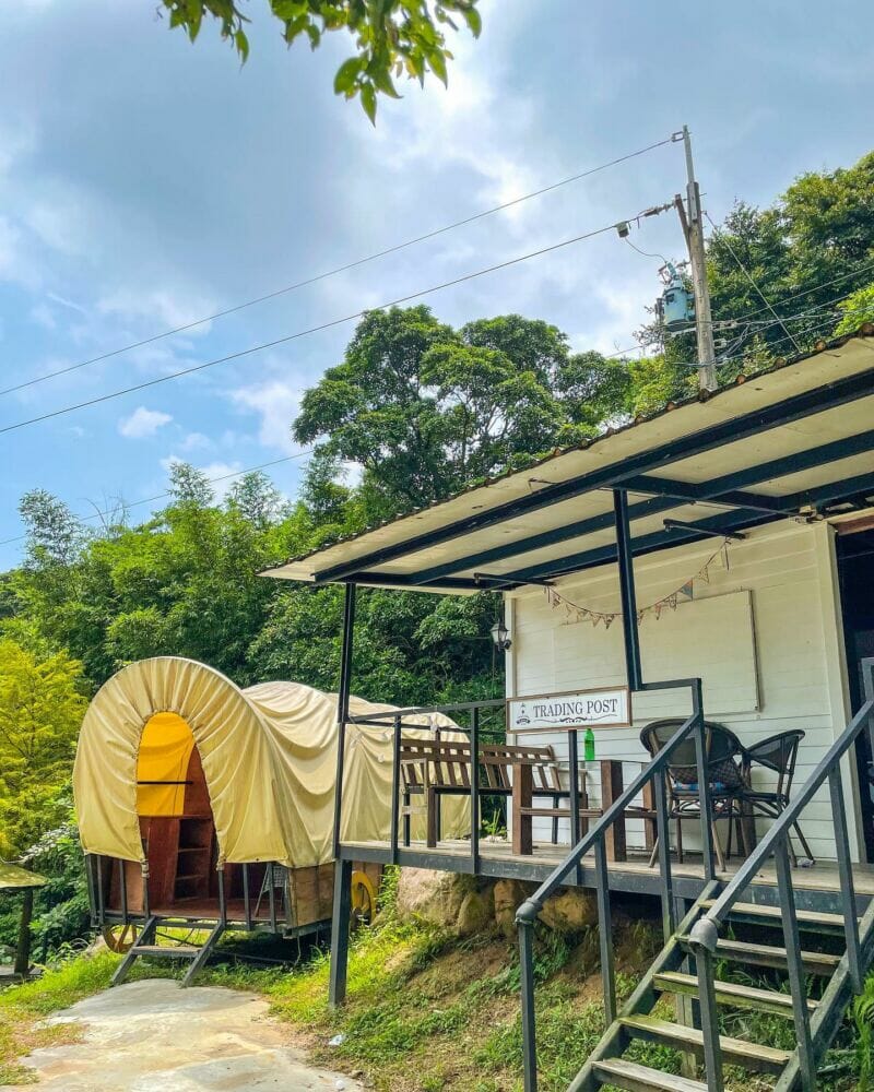 新北懶人露營金山驛境園區環境