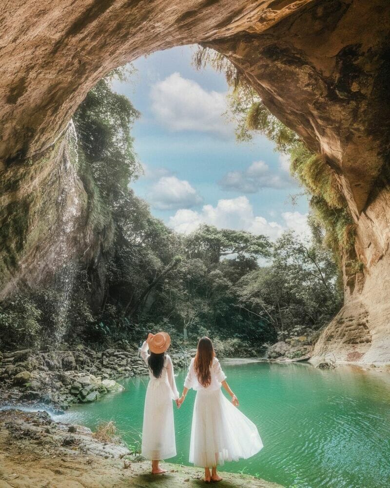 消暑勝地|蝙蝠洞瀑布