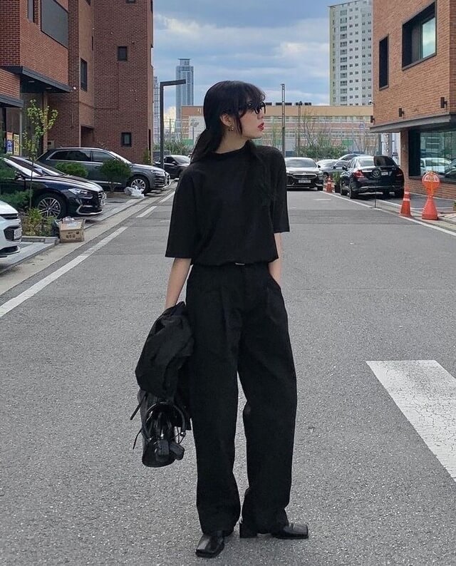黑褲穿搭