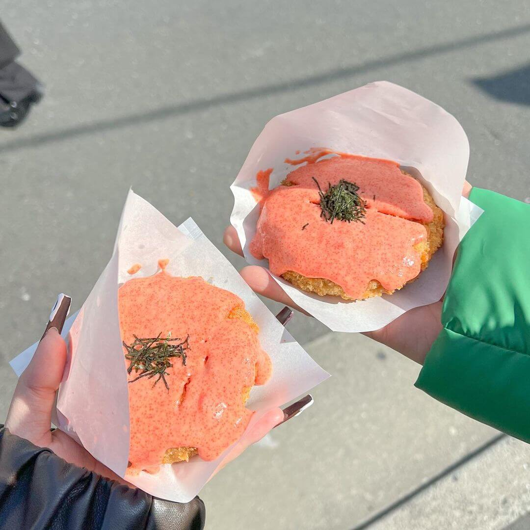 日本美食:東京人氣美食「明太子可樂餅」