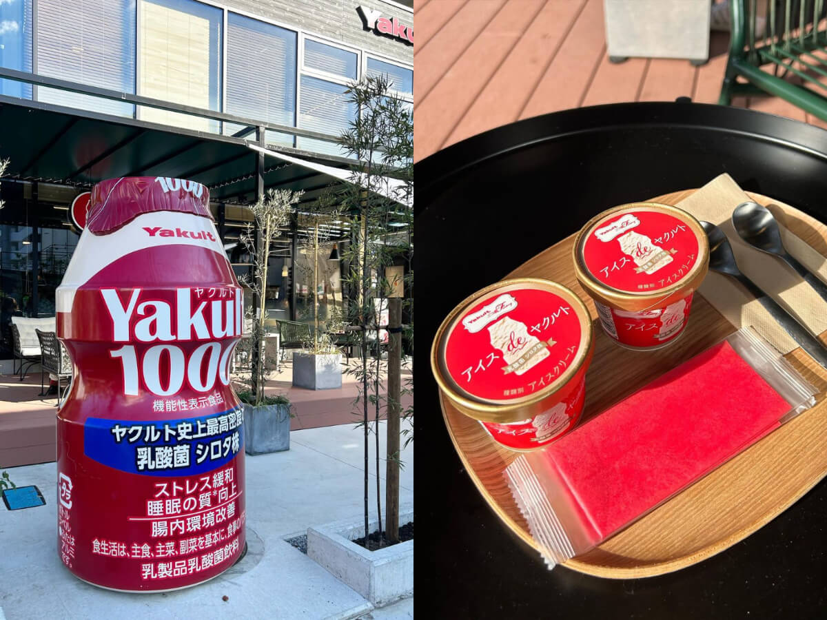 日本美食｜2023東京新開幕，全日本第一家「養樂多咖啡廳」，還可以吃到超人氣「養樂多冰淇淋」！
