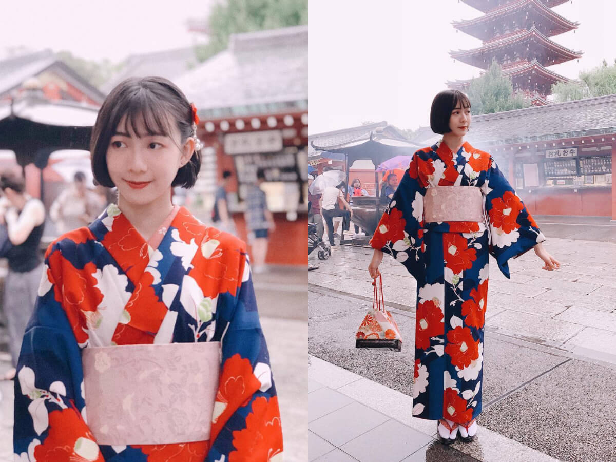 日本自由行｜淺草和服體驗精選 浪漫蕾絲和服 會講中文店員