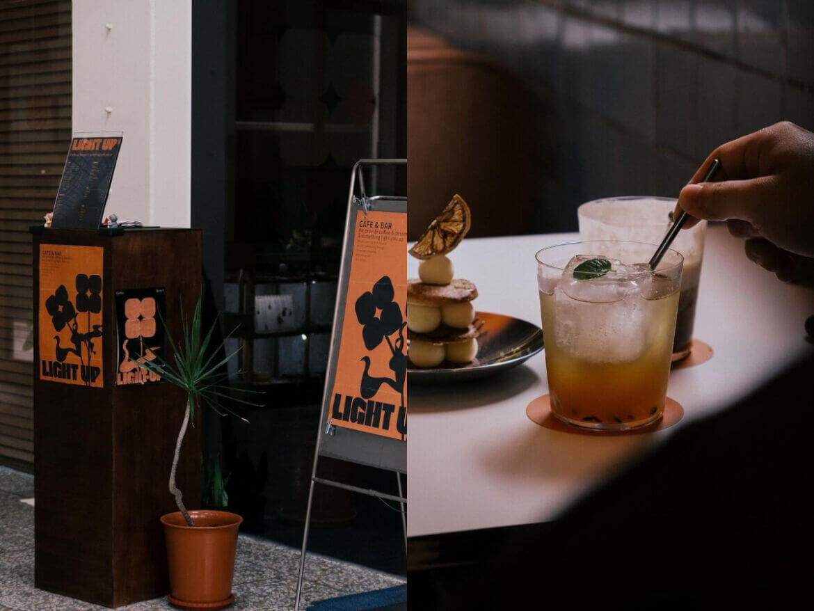 彰化美食｜彰化人的秘密基地！結合光雕的咖啡餐酒館「Light up cafe&bar」