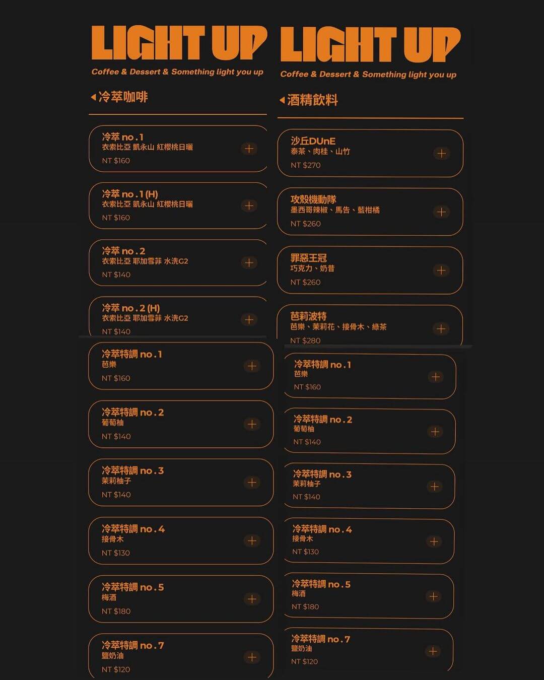 彰化咖啡廳｜Light up cafe&bar