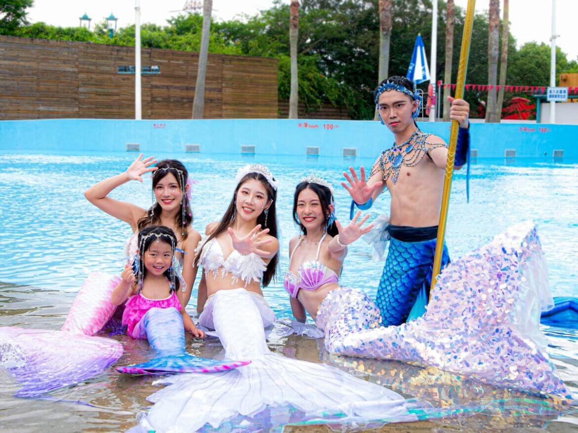 新竹景點｜超夢幻美人魚齊聚歡慶祝賀六福村45周年慶 六福水樂園6/15消暑開放