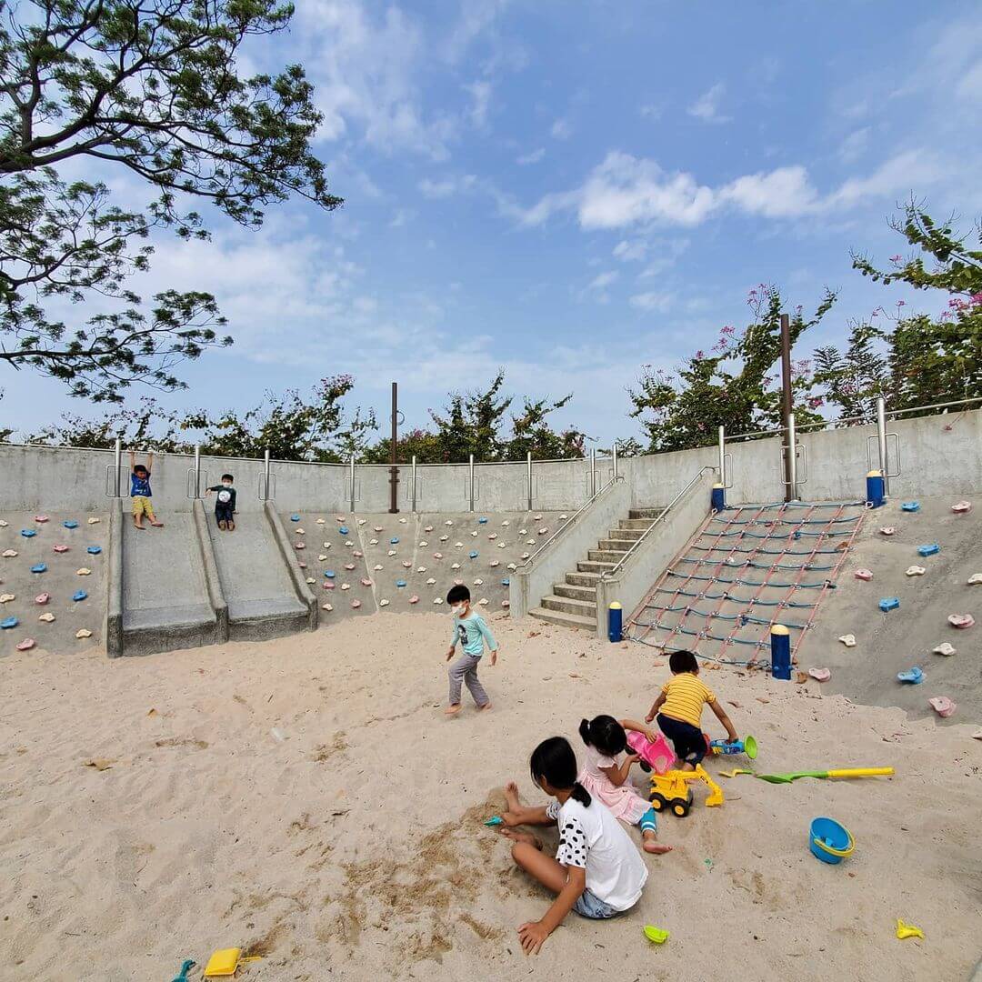 南部親子公園｜這裡沒有塑膠罐頭遊具，讓親子開心體驗玩遊戲的快樂！｜大恩公園