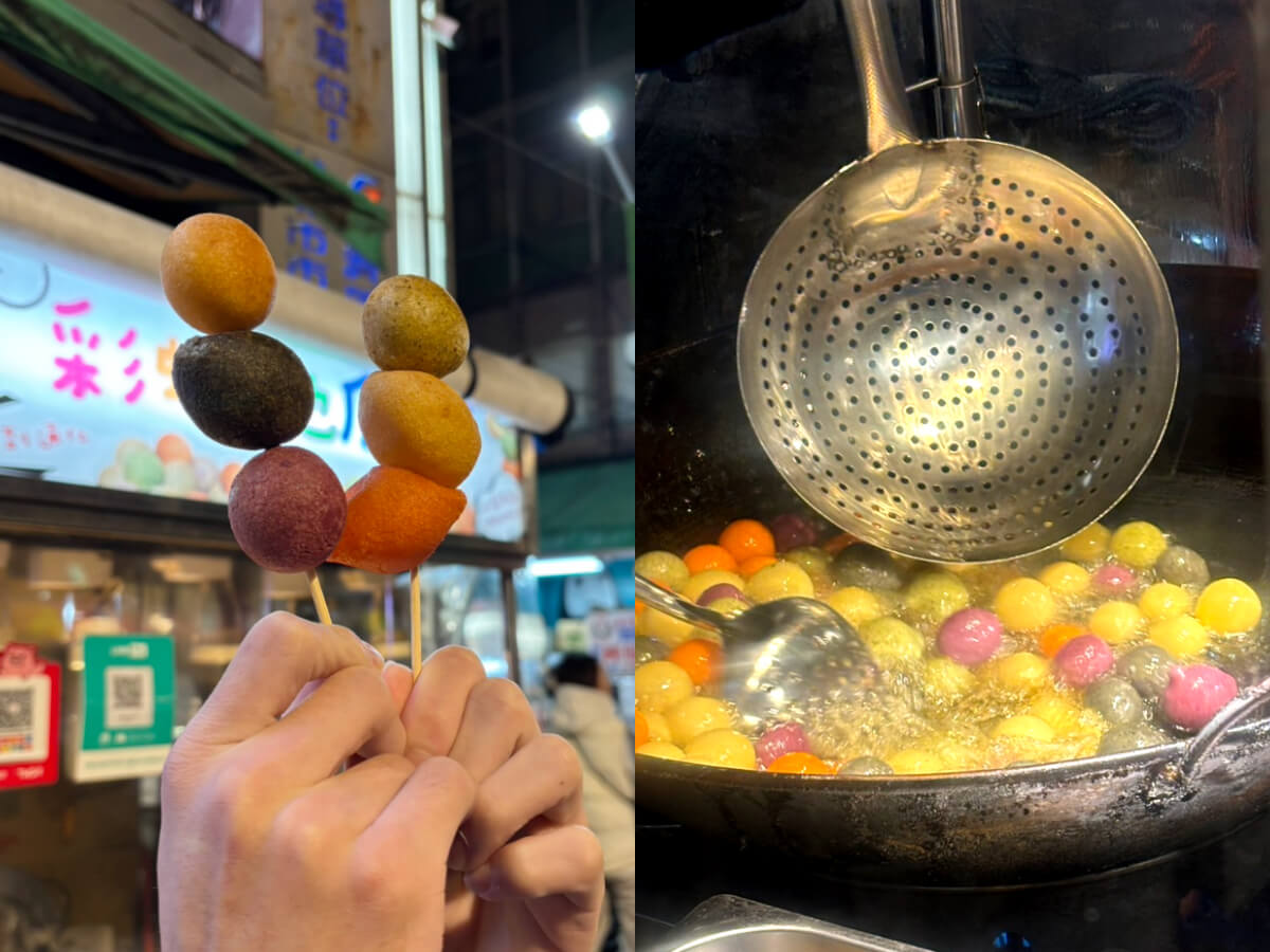 影|台北美食|通化夜市5家人氣美食,沒吃過就白逛了!剛出爐就秒殺的地瓜球、爆汁生煎包
