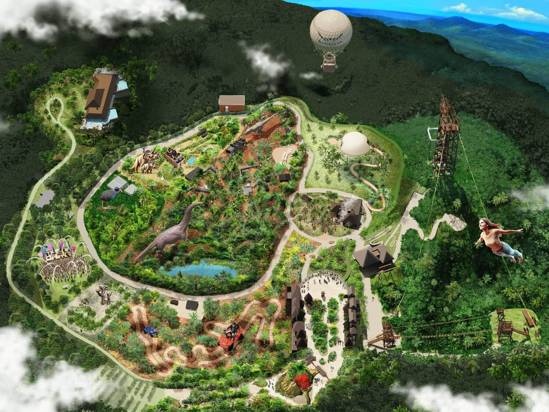 日本景點|沖繩最新「JUNGLIA叢林樂園」7/25開幕!設施細節、門票搶先看