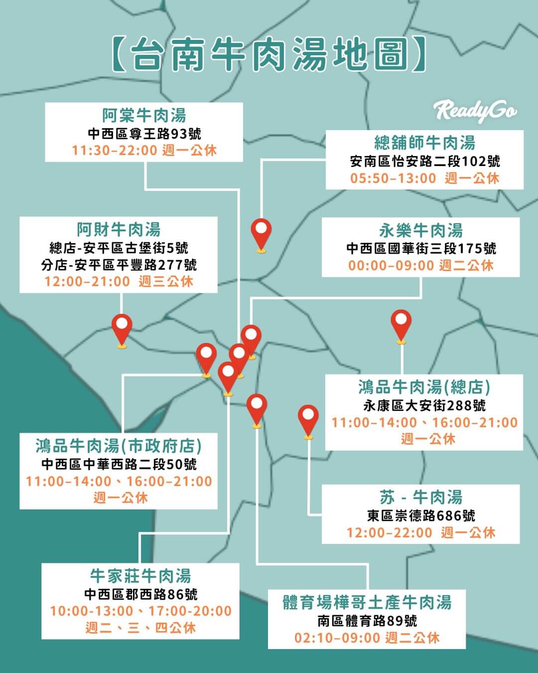 台南牛肉湯推薦|在地人不想分享的牛肉湯店 TOP 9,超詳細台南牛肉湯地圖首次公開! 台南牛肉湯地圖