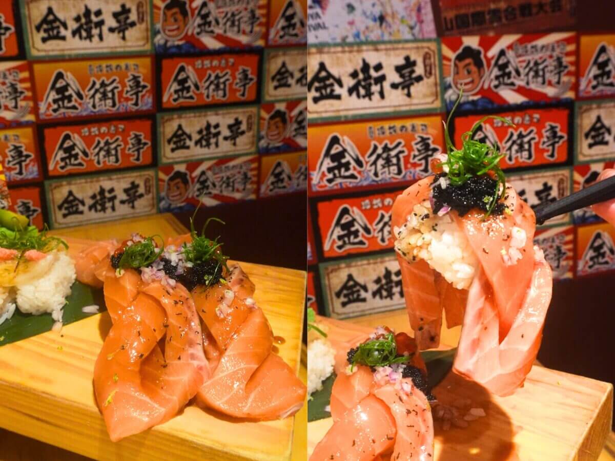 台中東區浮誇美食推薦|燒肉炒飯、旋風鮭魚壽司、炒碼麵全攻略