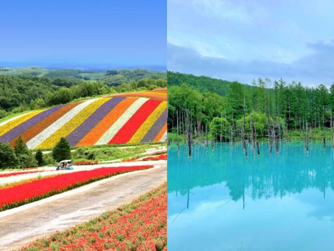 日本景點｜夏天去這 6 個北海道景點更好玩！北海道花季賞櫻、Tiffany Blue 美瑛青池、洞爺湖泡溫泉