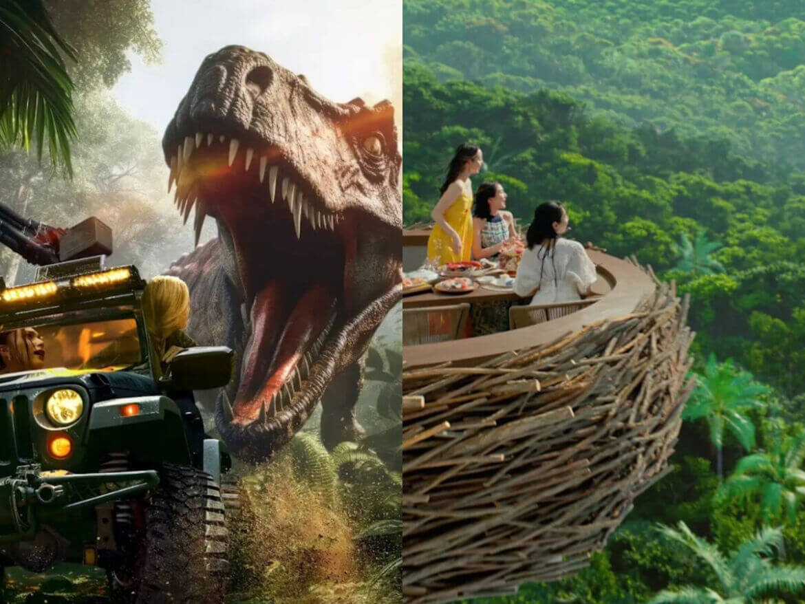 日本景點｜沖繩新景點 JUNGLIA 恐龍樂園 7/25盛大開幕！必玩霸王龍追車、高空熱氣球，夢幻鳥巢露天餐廳賞美景