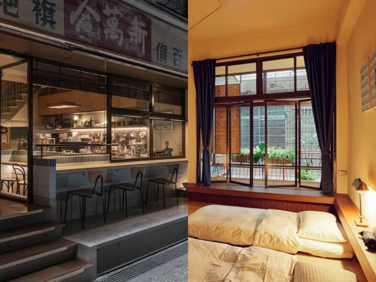 高雄住宿｜是咖啡廳也是民宿！高雄「銀座聚場」獲設計獎，隱身鹽埕巷弄中