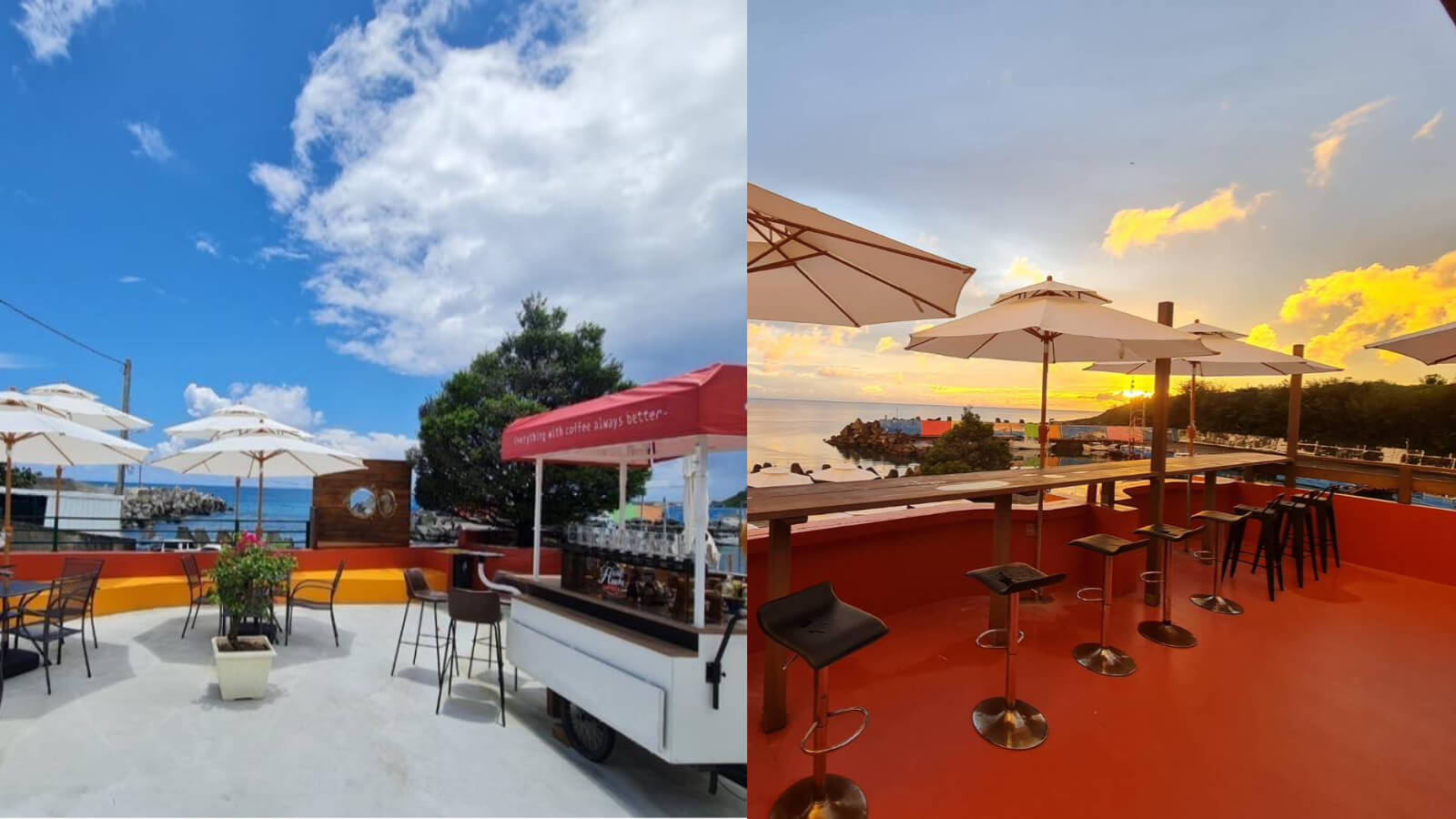 恆春美食｜恆春海景咖啡店推薦，藏在漁村裡的浪漫秘境！療癒系風景＆無敵海景視野一次擁有