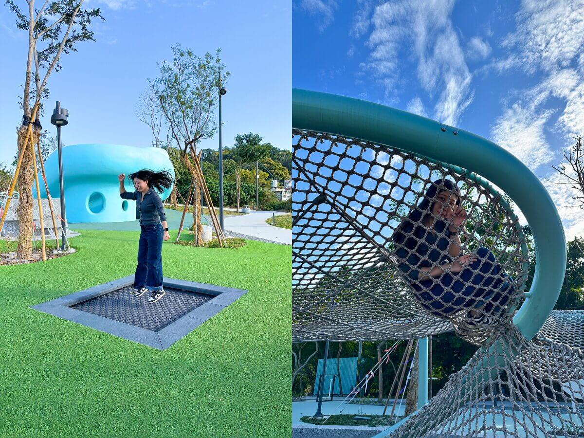 彰化免門票一日遊｜八卦山最新公園＋月影燈季櫻桃小丸子主燈＋戶羽機關車園區一次收