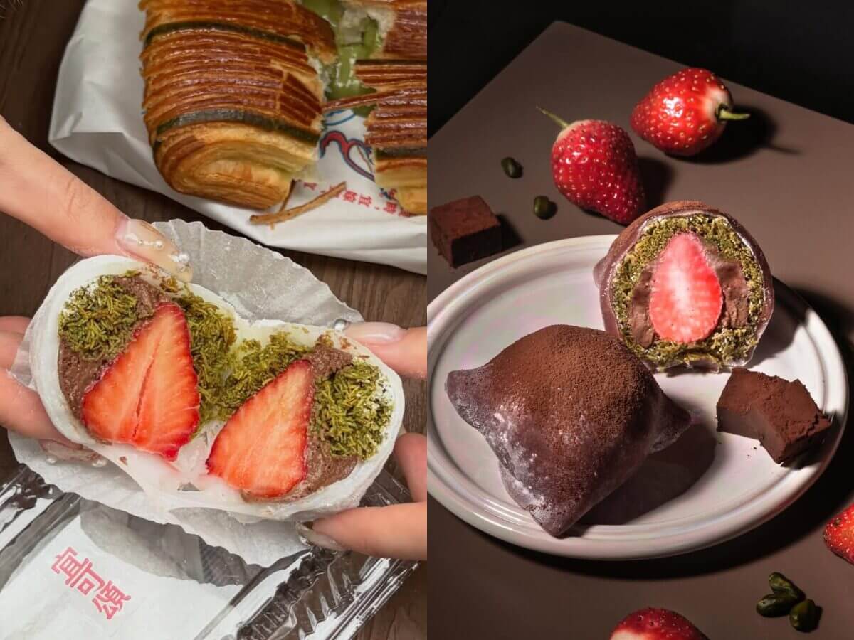 全台美食｜韓國爆紅杜拜巧克力Q餅懶人包！張員瑛也愛？台北、台中、高雄8間人氣店家：開心果爆餡、外Q內脆一次收