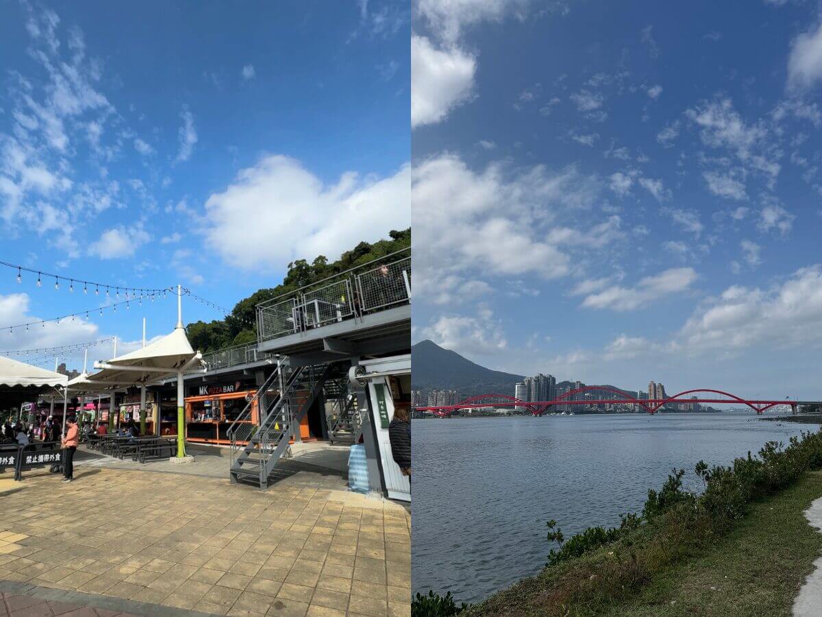 關渡親子一日遊這樣玩 關渡恐龍樂園、關渡貨櫃市集到淡水河岸一日順遊路線 台北一日遊|關渡恐龍樂園+貨櫃市集+河岸秘境!親子景點一路玩到淡水